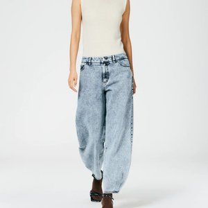 Tibi 30 Reg.  Acid Wash Denim Brancusi Jeans